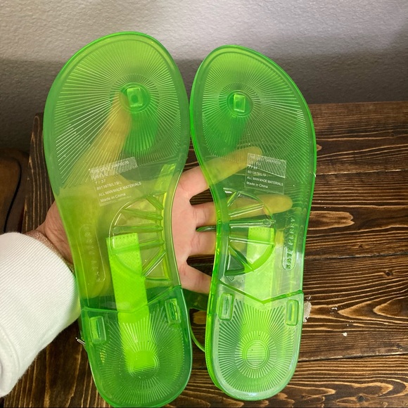 Katy Perry The Geli Avocado Thong Sandals Size 37 - Picture 5 of 5